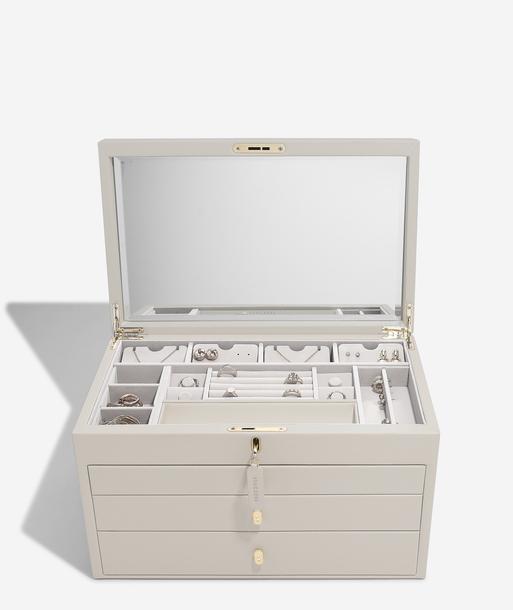 Oatmeal Large Luxury Jewellery Box