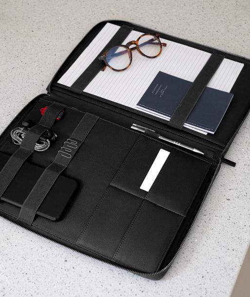 Black A4 Document Folder