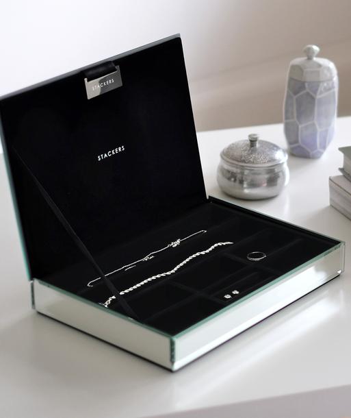 Mirror Glass Classic Jewellery Box Lid