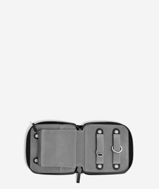 Pebble Black Compact Jewellery Roll