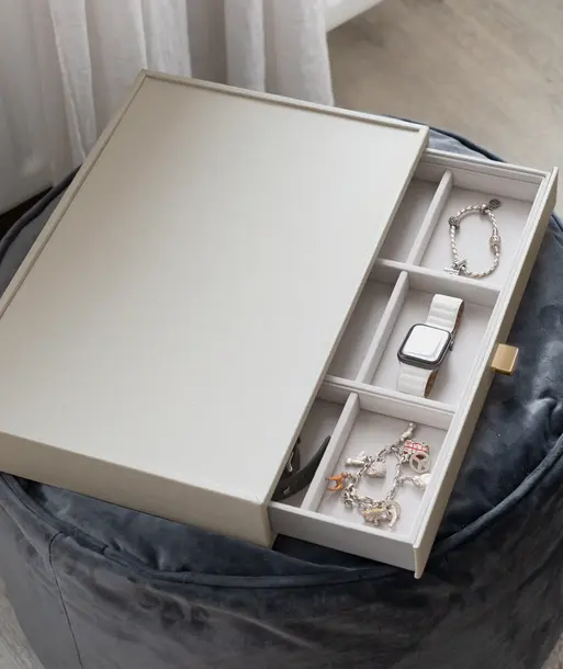 Oatmeal Supersize Statement Jewellery Drawer