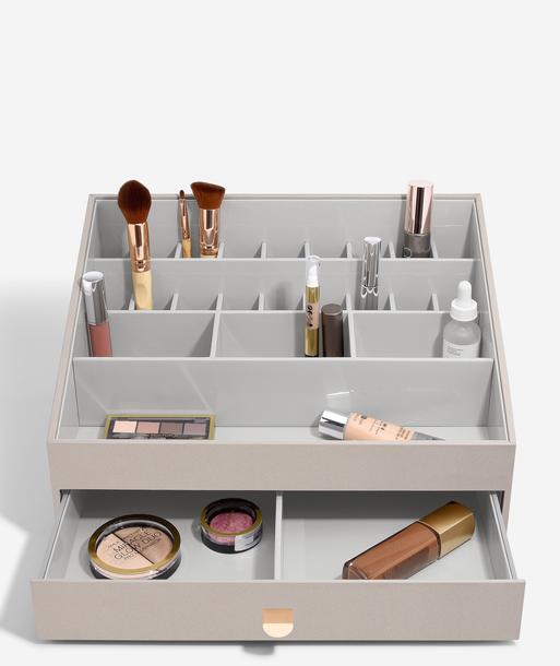 Taupe Supersize Makeup Organiser