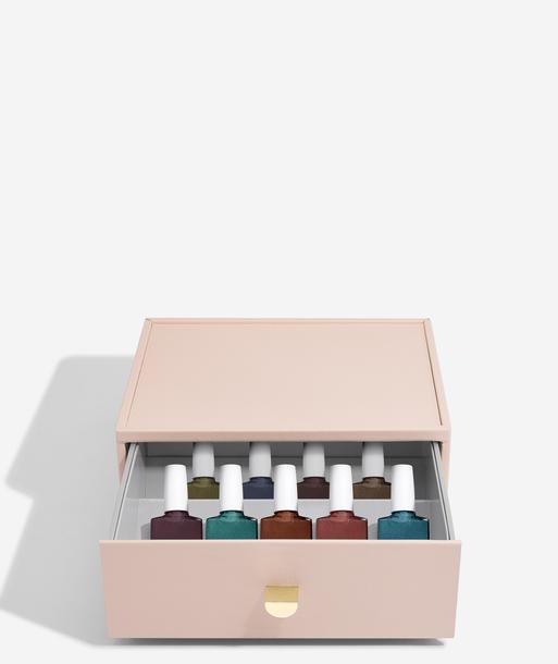 Blush Pink Classic Nail Polish Drawer