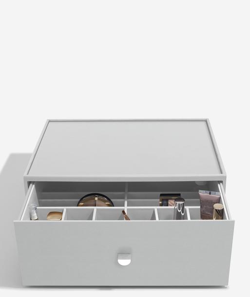 Pebble Grey Supersize Makeup Deep Drawer