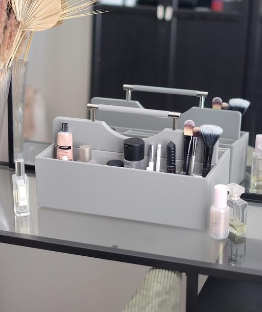 Pebble Grey Supersize Cosmetic Organiser