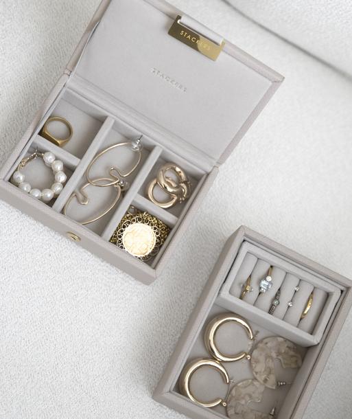 Taupe Micro Jewellery Box