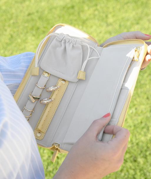Butter Yellow Jewellery Roll