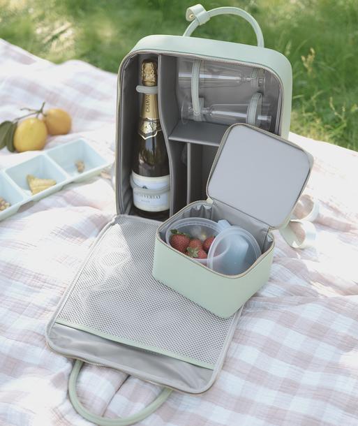 Sage Green Picnic Backpack