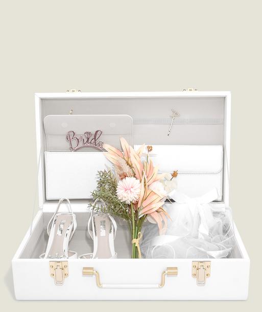 Pebble White Memory Storage Trunk