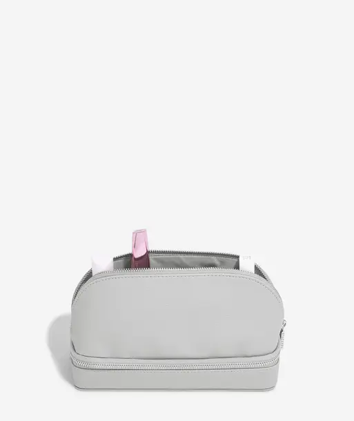 Pebble Grey Cosmetic and Jewellery Bag