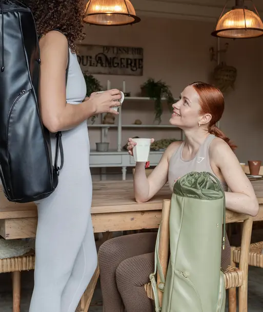 Moss Green Yoga Bag