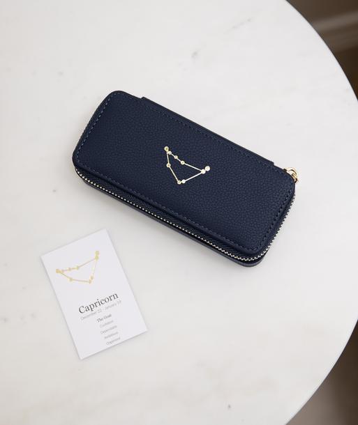 Star Sign Constellation Travel Jewellery Box - Capricorn