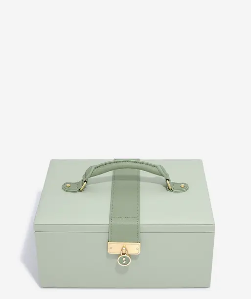 Sage Green Luxury Classic Jewellery Box
