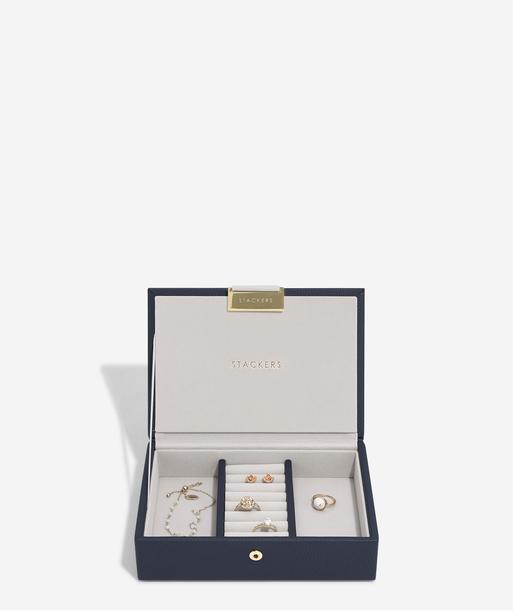 Navy Blue Mini Jewellery Box Lid
