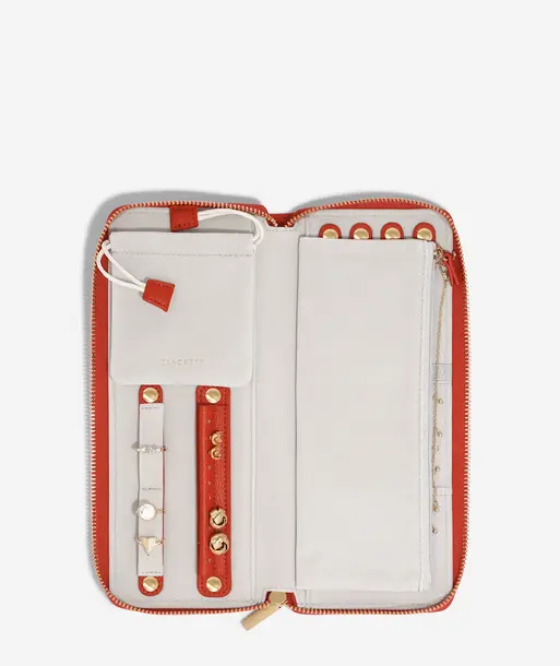 Red Jewellery Roll