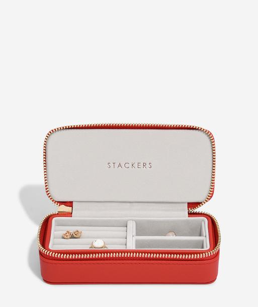 Red Medium Travel Jewellery Box