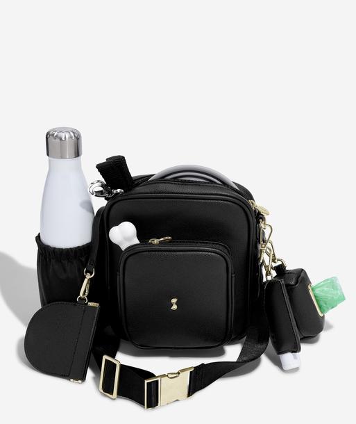 Black Dog Walking Bag