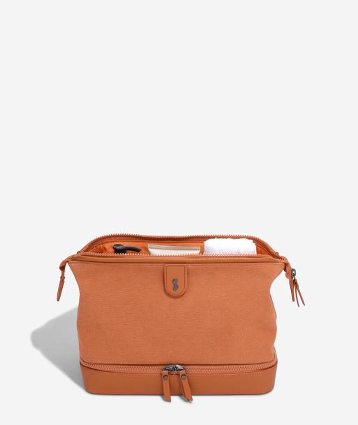 Orange Large Canvas Washbag