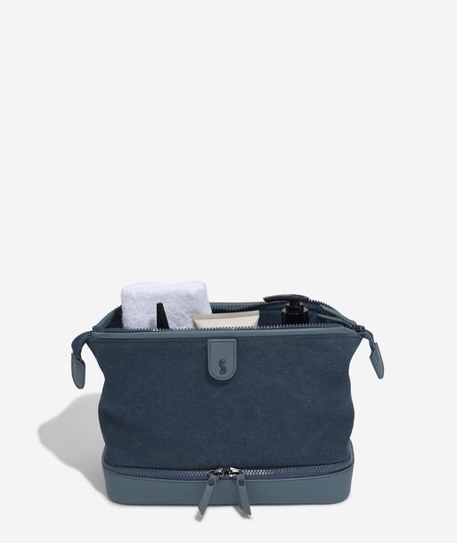 Blue Large Canvas Washbag