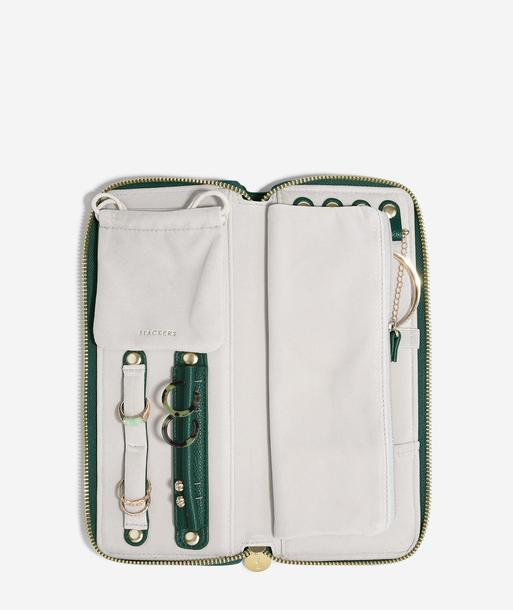 Forest Green Jewellery Roll