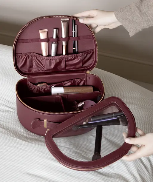 Burgundy Vanity Case