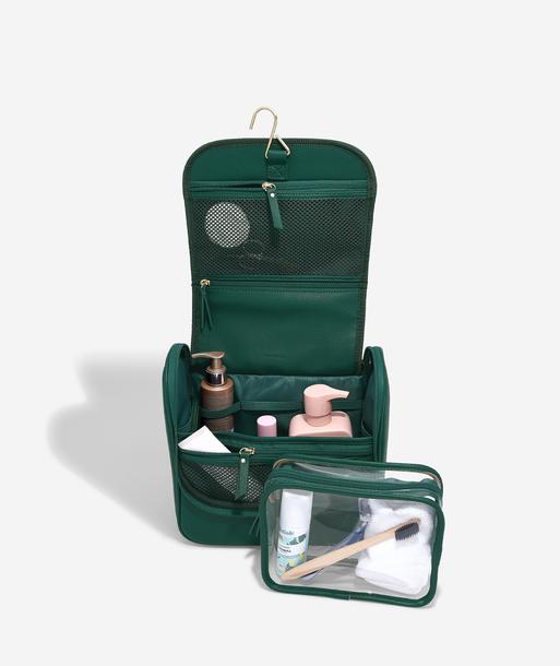 Forest Green Hanging Washbag