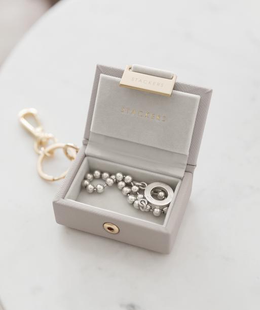 Taupe Nano Jewellery Box Keyring