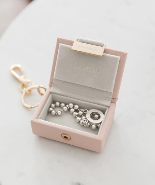 Blush Pink Nano Jewellery Box Keyring