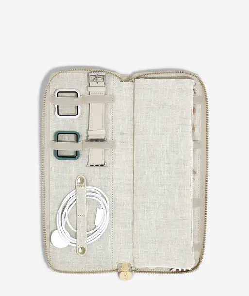 Oatmeal & Linen Smart Watch Organiser