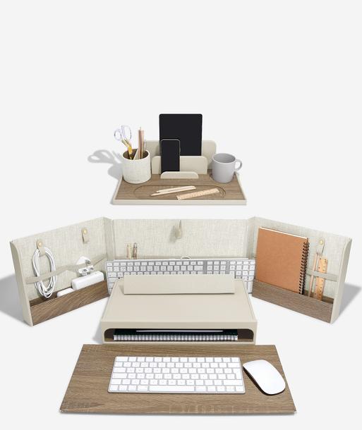 Oatmeal & Linen Office In A Box