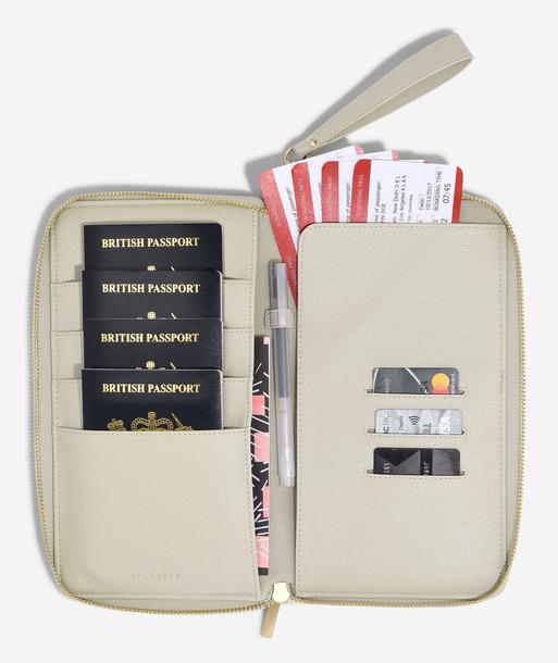 Oatmeal & Linen Family Passport Holder