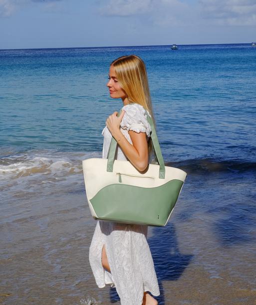 Seafoam Travel Tote Bag