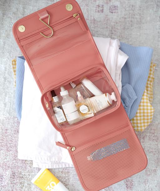 Grapefruit Small Hanging Washbag