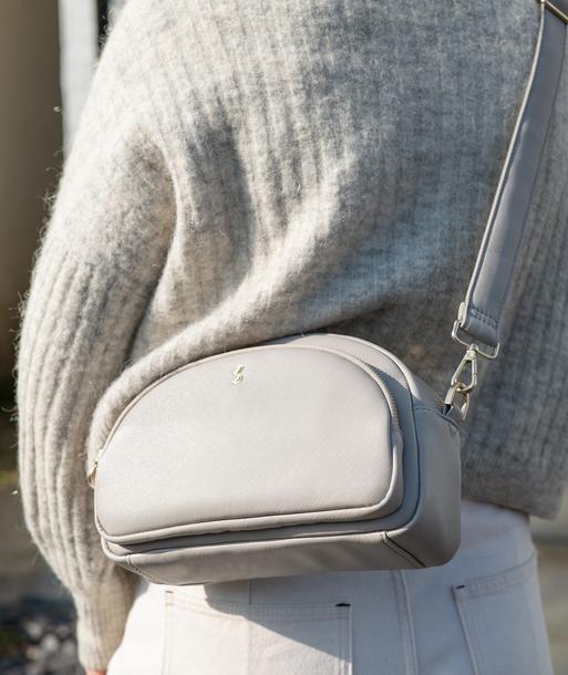 Taupe Crossbody Bag