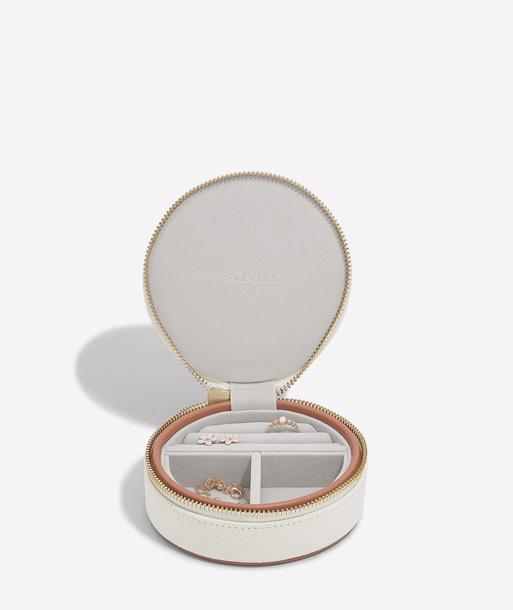 Desert Round Travel Jewellery Box