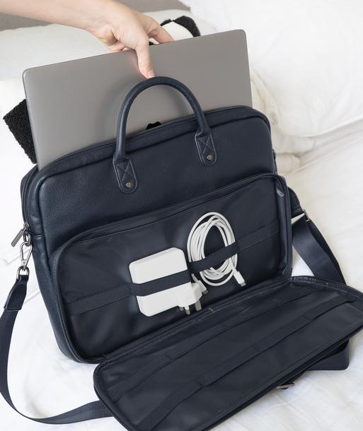Navy Blue 16" Laptop Bag