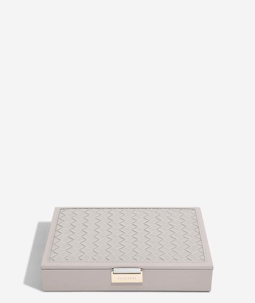 Taupe Classic Woven Lid