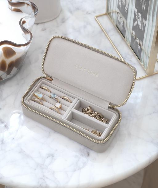 Patent Putty Medium Travel Jewellery Box