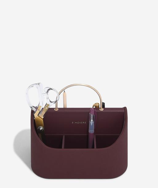 Garnet Red Desk Caddy