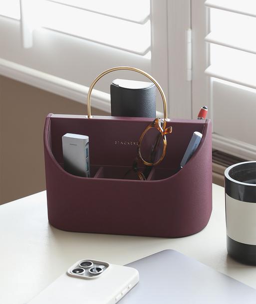 Garnet Red Desk Caddy