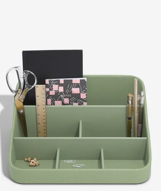 Pistachio Green Desk Organiser