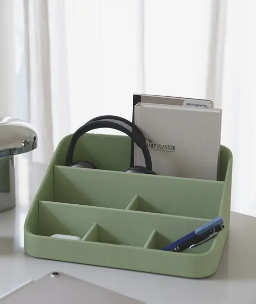 Pistachio Green Desk Organiser