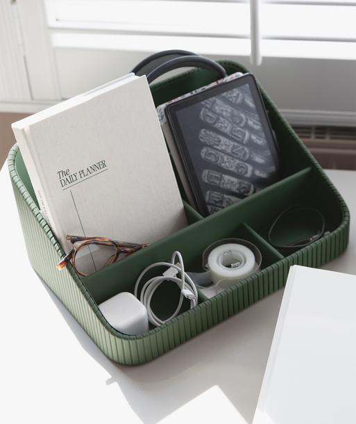 Emerald Green Desk Organiser