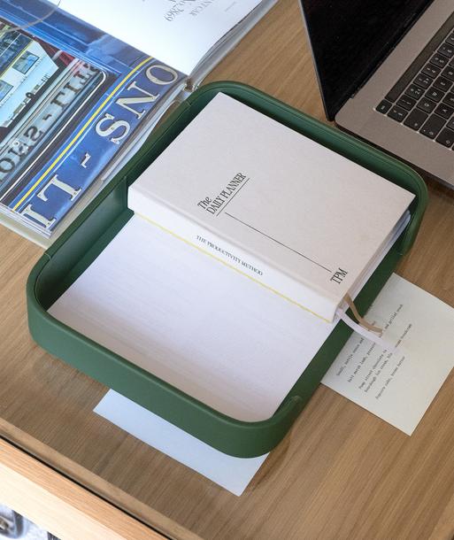 Emerald Green Letter Tray