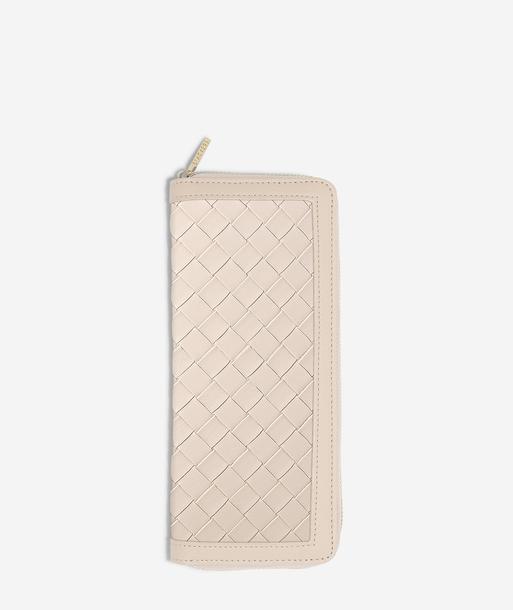 Blush Woven Jewellery Roll