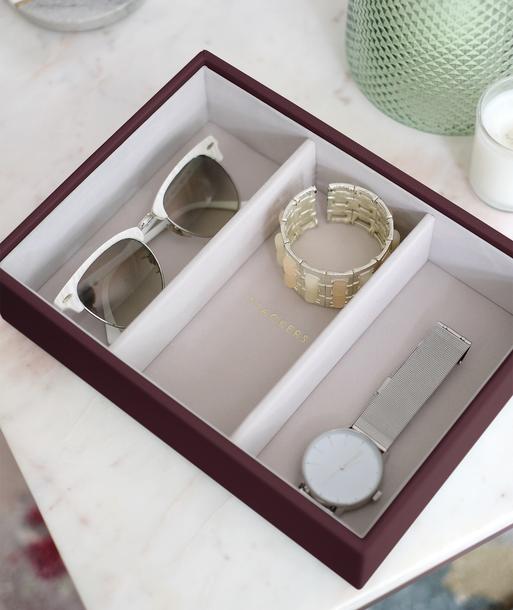 Burgundy Classic Watch & Accessory Layer
