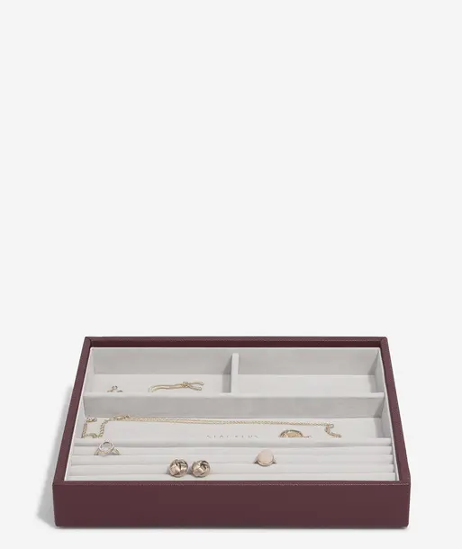 Burgundy Classic Ring & Bracelet Layer