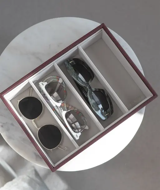 Burgundy Classic Glasses & Accessory Layer