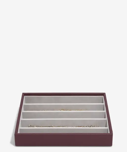 Burgundy Classic Necklace layer