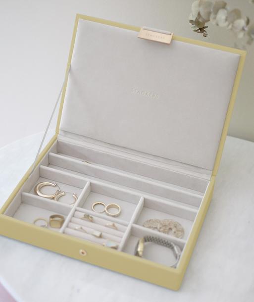 Butter Yellow Classic Jewellery Box Lid